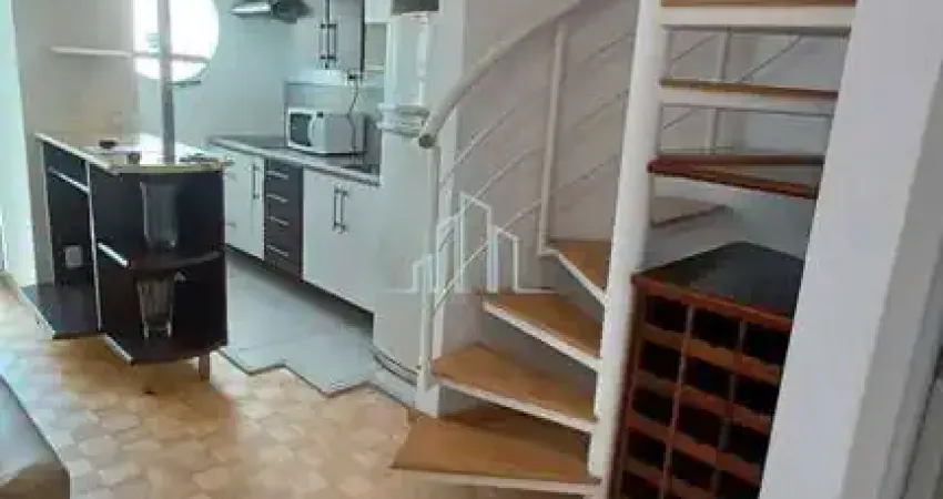 Apartamento duplex 64m², 1 dormitório para aluguel, r$ 4.000 -alphaville/sp