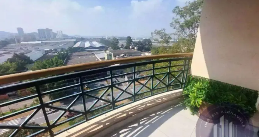 Apartamento com 3 quartos, 98m², aluguel por r$ 6.800/mês- alphaville/sp