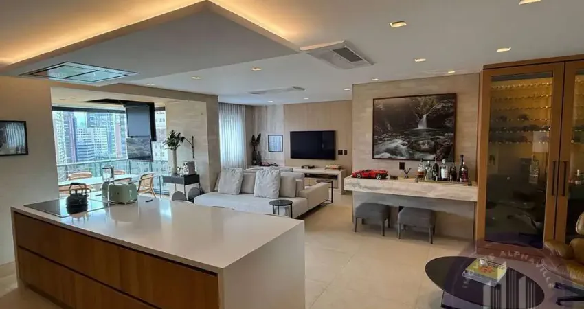 Apartamento mobiliado para aluguel, 112m² por r$ 18.100,00 - alphaville/sp