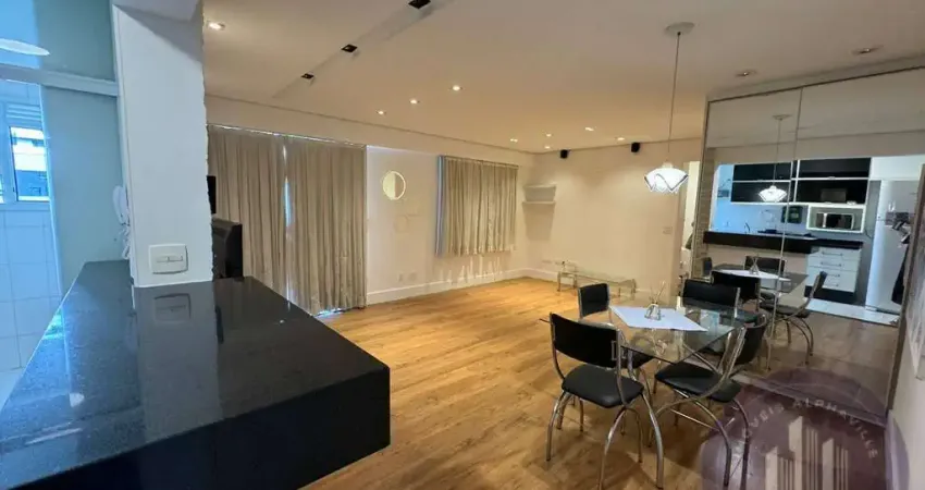 Apartamento semi mobiliado 63m² - 1dormitório, r$ 4.300,00 mês alphaville/