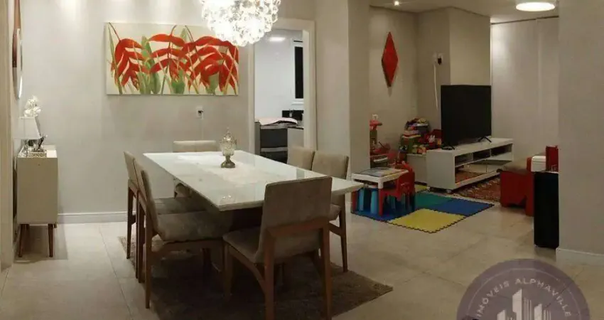 Apartamento com 3 dormitórios à venda, 123m², r$ 1.448.000 -alphaville/sp