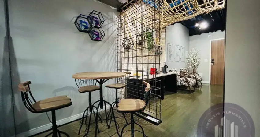 Sala para aluguel ou venda 70m² - edifício montreal alphaville/sp