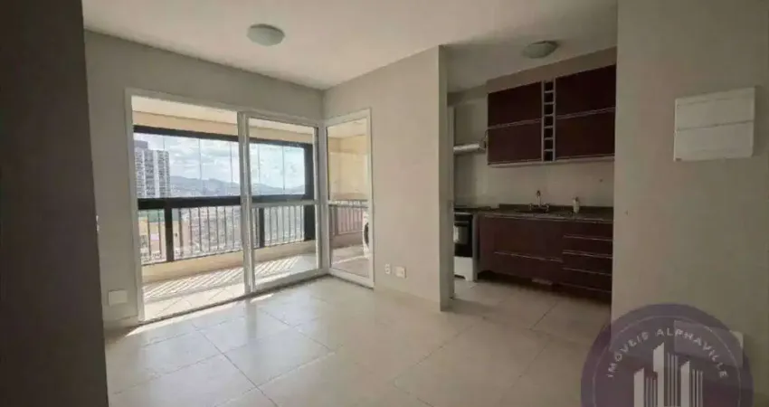 Apartamento mobiliado com 2 dormitórios para alugar, 62m² - alphaville/sp
