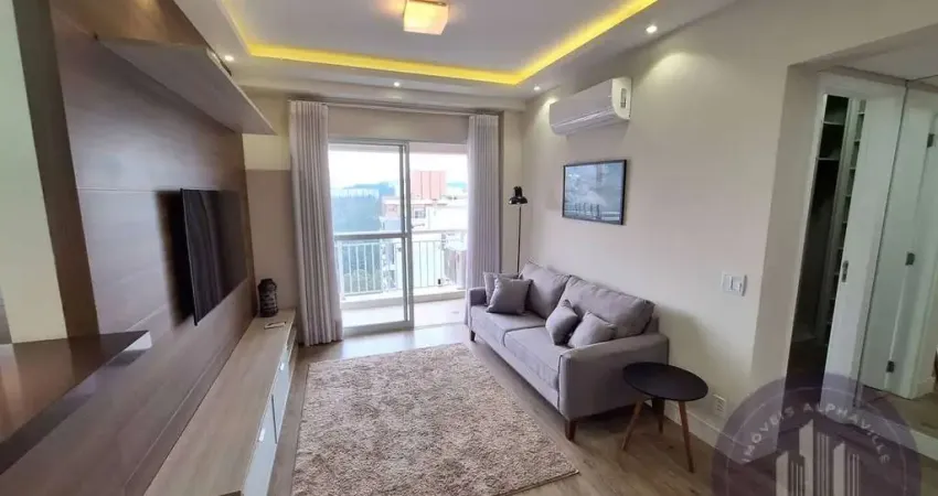 Apartamento mobiliado, 50 m² - venda e aluguel r$ 4.900/mês - alphaville/sp