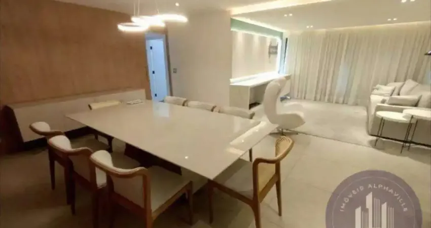 Apartamento 3 dormitórios, 162m² a venda ou aluguel r$ 13.100 alphaville/sp