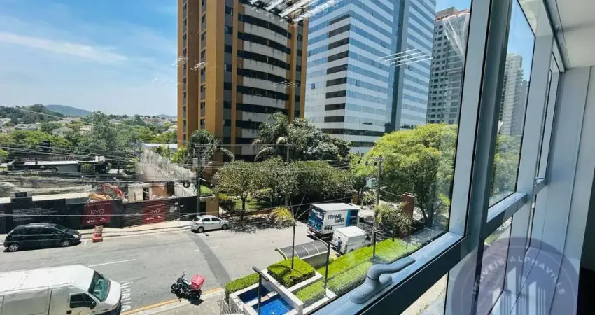 Sala comercial para alugar, 50m² por r$ 2.005,00/mês - alphaville -sp