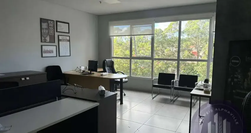 Sala mobiliada com 48 m² para aluguel por R$ 4.500,00 - Alphaville/SP