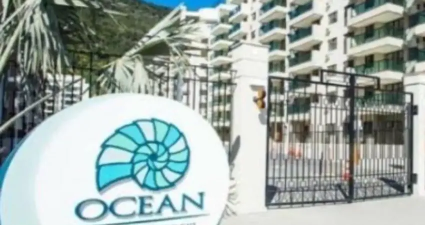Apartamento à venda mobiliado no pontal oceânico – 2 quartos, suíte e varanda  - ocean pontal residence – recreio dos bandeirantes, rj