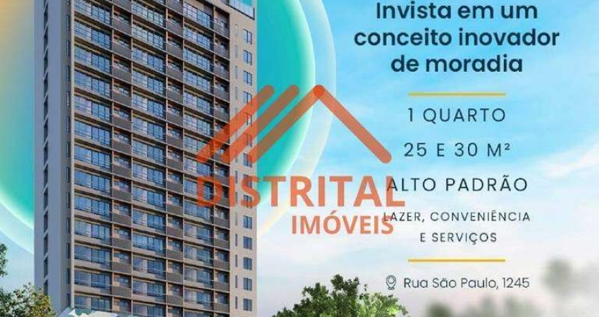 FLOAT – Apartamento 1 Quarto (NA PLANTA) - Viva ou Invista no Coração de Belo Horizonte/MG