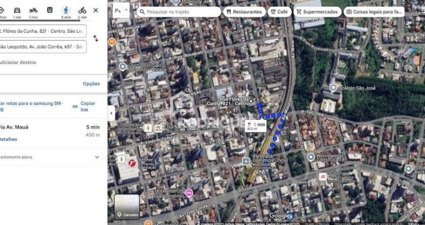 Terreno à venda na Rua Flores da Cunha, 821, Centro, São Leopoldo