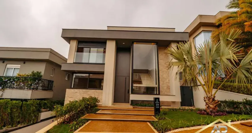 Casa de Luxo, com 4 Suítes Master, Sauna, 6 Vagas, 540m² - Tamboré - SP.