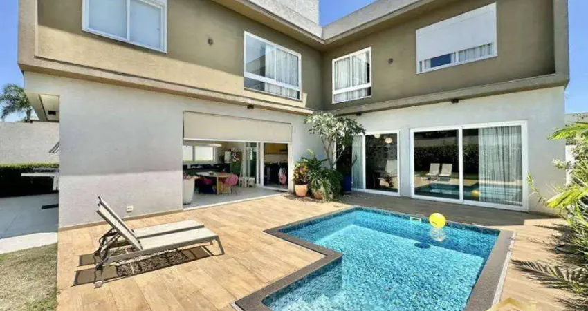 Cond. alphaville granja vianna - 4 suítes, moderna e impecável, 525,00 m².