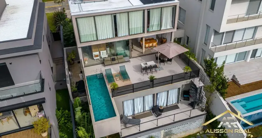 Deslumbrante casa à venda no genesis ii, 450m² de terreno, 4 suítes.