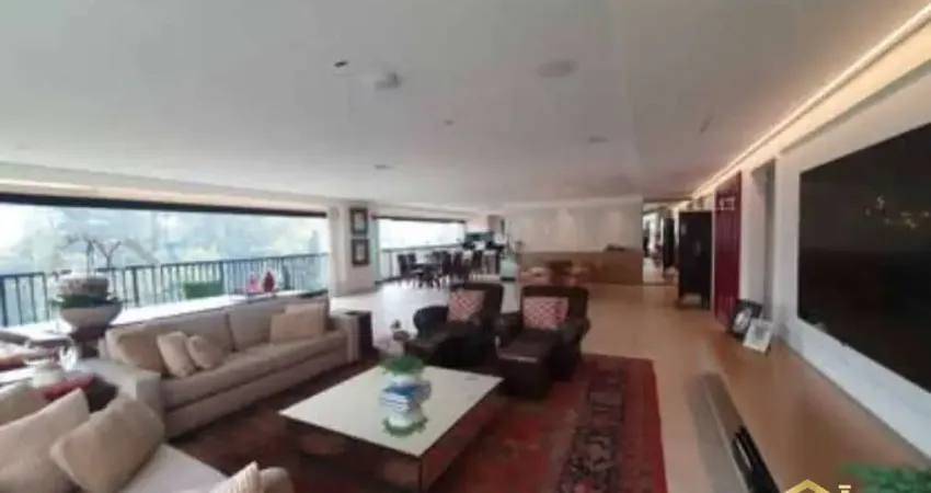 Lindo apartamento mobiliado, 360m², 3 suítes e uma área de lazer completa.