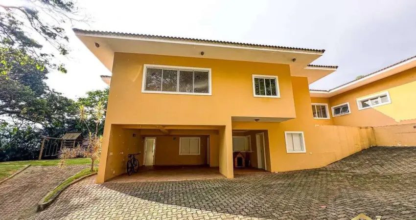 Excelente casa em cond., 362,94m², 5 dorms, 2 sts, santana de parnaíba - sp