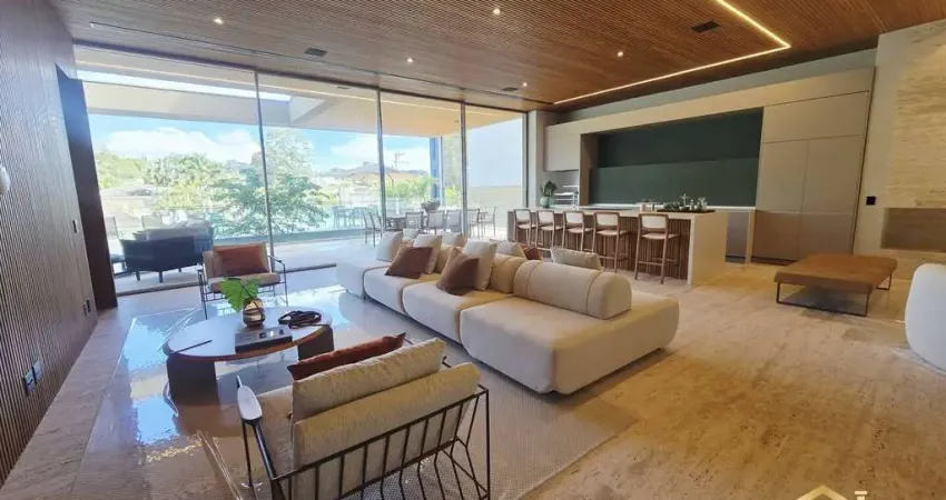 Residência de luxo com 950m² em alphaville sendo 5 suítes - 8 vagas.