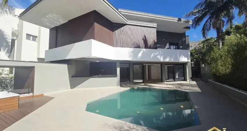 Belíssima casa, 4 sts, 7 wc, 6 vagas, área gourmet - 683m² - alpha zero/sp.