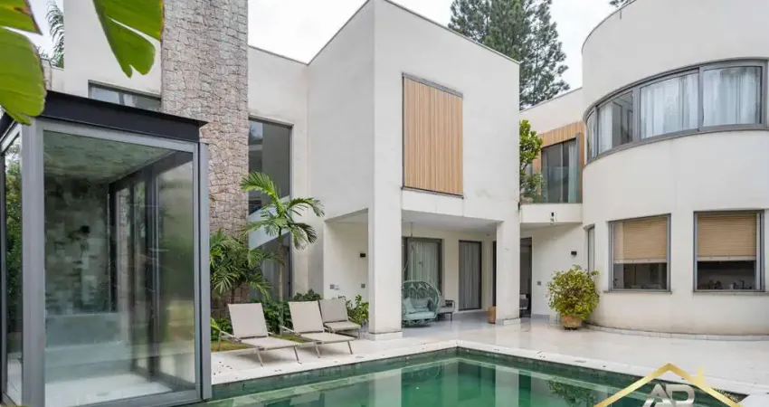 Linda casa em cond. com piscina, área gourmet, 750m² - barueri - sp.