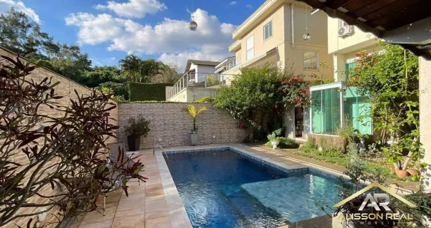 Linda casa no res. 10, 4 dorms, 4 sts, 6 vagas, 510m² - alphaville - sp.