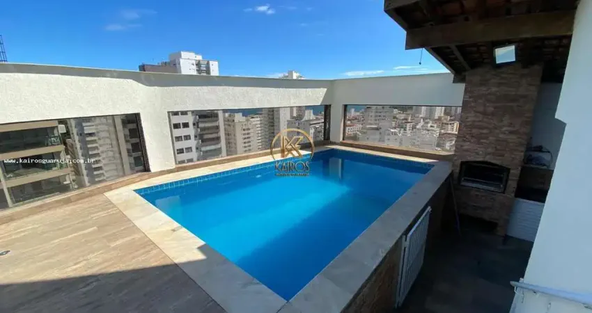 Apartamento para Venda em Guarujá, VILA ALZIRA, 3 dormitórios, 1 suíte, 4 banheiros, 2 vagas