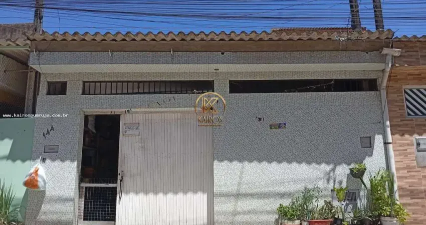 Casa para Venda em Guarujá, Jardim Brasil I, 2 dormitórios, 1 banheiro, 1 vaga