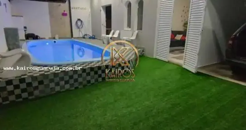 Casa para Venda em Guarujá, ENSEADA, 4 dormitórios, 1 suíte, 3 banheiros, 2 vagas