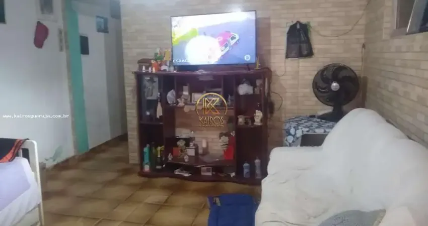 Casa sobreposta para venda em guarujá, cachoeira, 2 dormitórios, 1 banheiro, 1 vaga