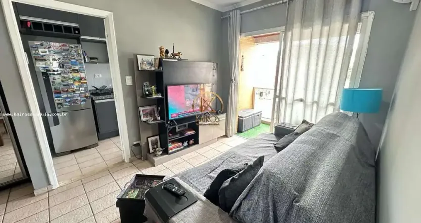 Apartamento para venda em guarujá, mar e céu, 2 dormitórios, 1 suíte, 2 banheiros, 1 vaga