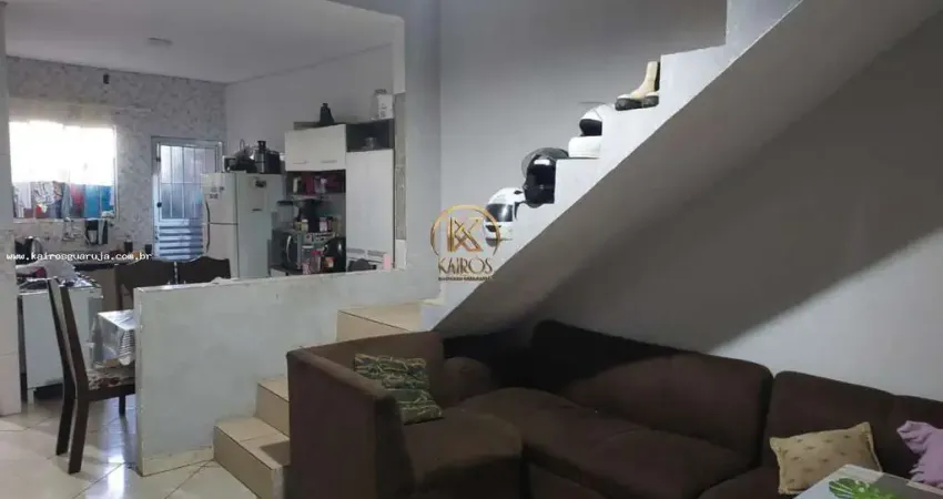 Sobrado para Venda em Guarujá, Vila Zilda, 3 dormitórios, 1 banheiro, 1 vaga