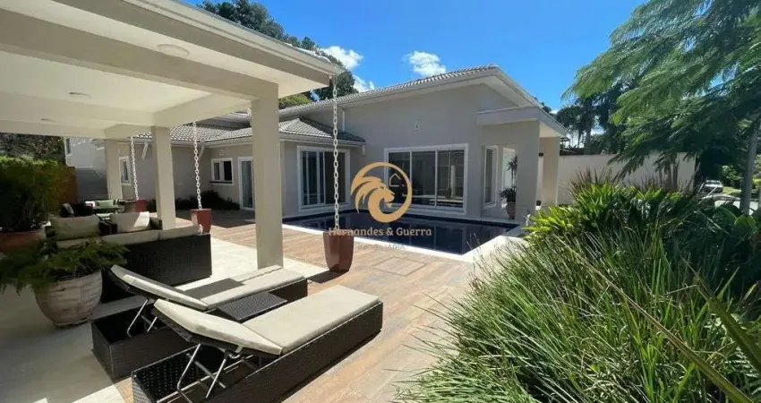 Luxuosa casa com 5 suítes à venda em condomínio fechado – atibaia/sp