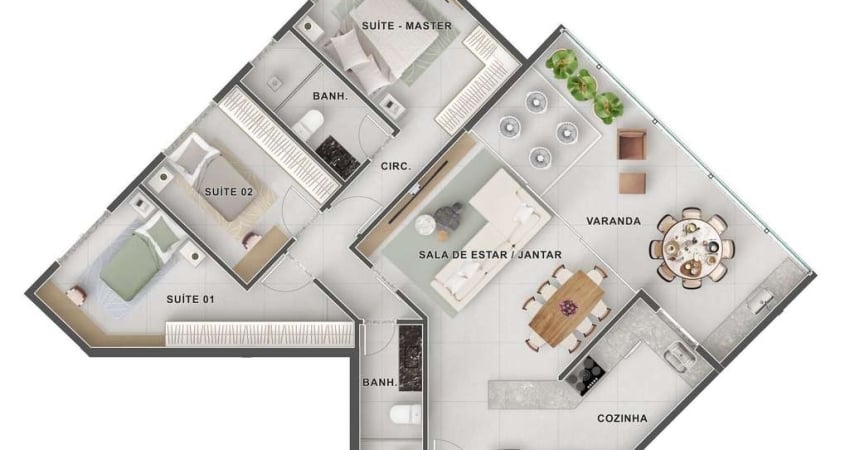 Apartamento em Jardim da Penha - Vitória ES