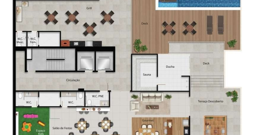 Apartamento com 3 quartos à venda na Avenida Mara Regina Paludo, Alphaville Jacuhy, Serra