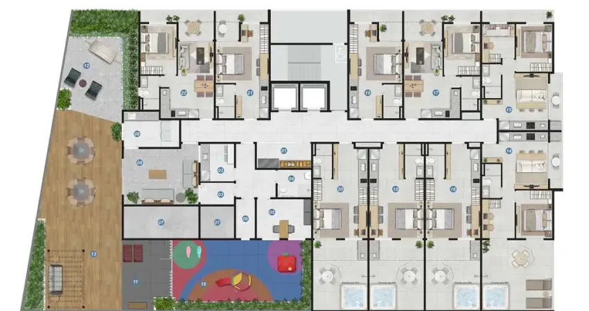 Apartamento com 1 quarto à venda na Avenida José Maria Vivácqua Santos, Jardim Camburi, Vitória