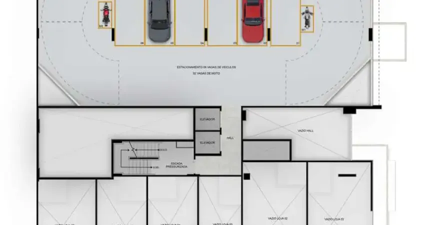 Apartamento com 2 quartos à venda na Rua José Penna Medina, Praia da Costa, Vila Velha