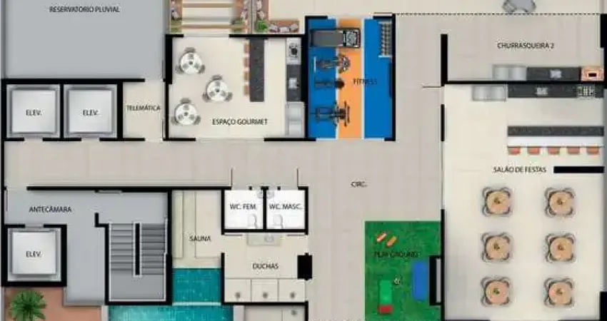 Apartamento com 2 quartos à venda na Rua Coronel Otto Netto, Jockey de Itaparica, Vila Velha