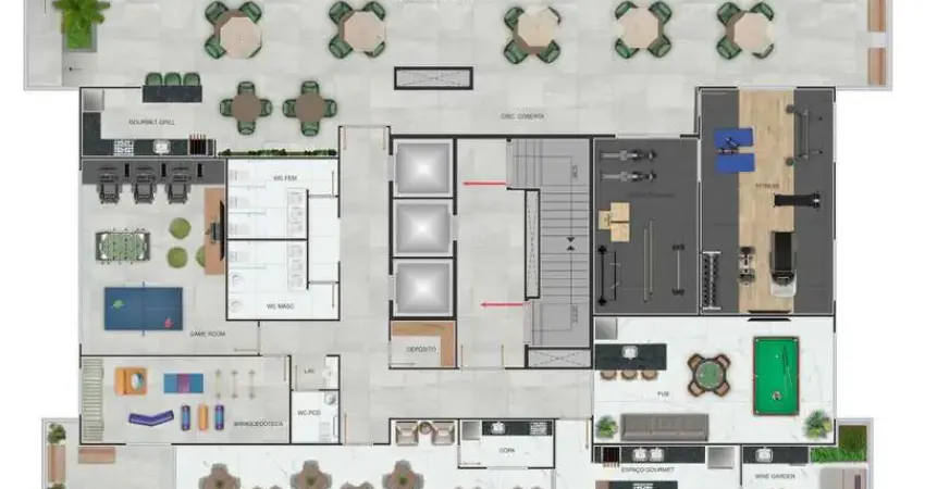 Cobertura com 4 quartos à venda na Avenida Luiz Manoel Vellozo, Praia de Itaparica, Vila Velha