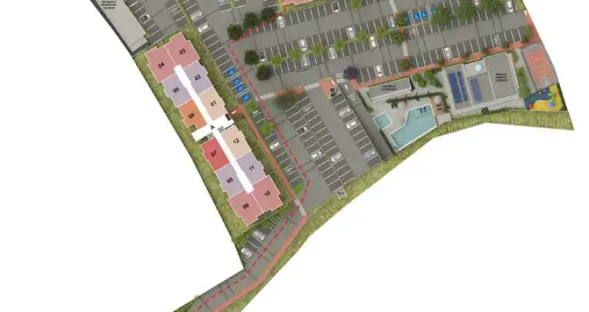 Apartamento com 2 quartos à venda na Rua Henrique Mendonça Martins Rato, Fátima, Serra