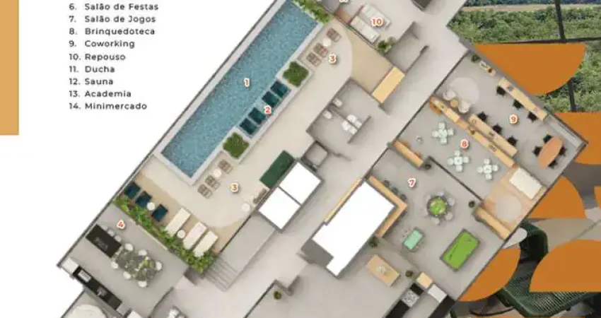 Apartamento com 2 quartos à venda na Avenida José Maria Vivácqua Santos, Jardim Camburi, Vitória