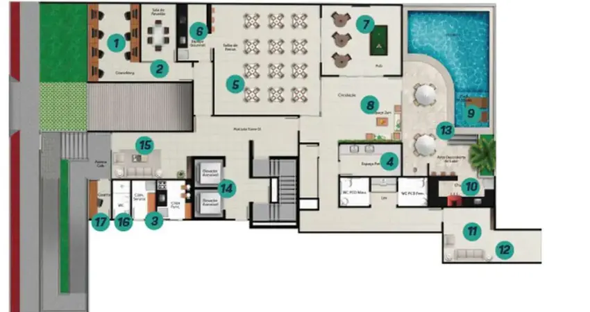 Apartamento com 1 quarto à venda na Rua Tupinambás, Jardim da Penha, Vitória