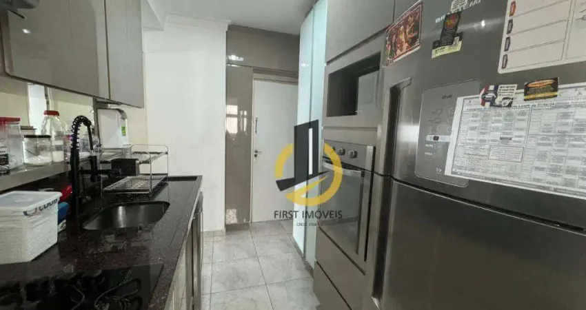 Apartamento à venda no condomínio arcádia resort - 80m² - 3 dormitórios (1 suíte) - varanda envidraçada - 1 vaga - em são bernardo do campo