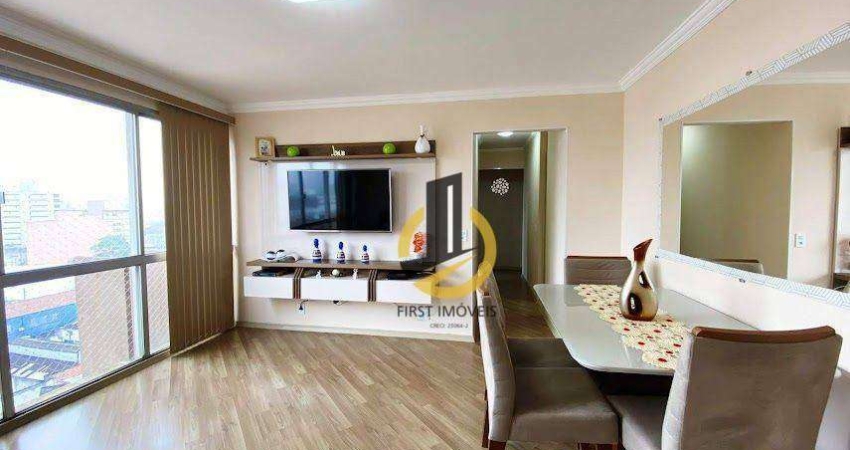Apartamento à venda no Edifício Amapola - 90m² - 3 dormitórios (1 suíte) - Mobiliado - 1 vaga - em Santo André