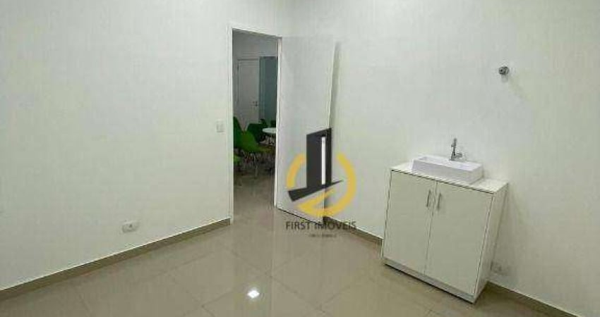 Sala para locação no Condomínio Domo Business - 11m² - 1 banheiro - pia - ar condicionado - em São Bernardo do Campo