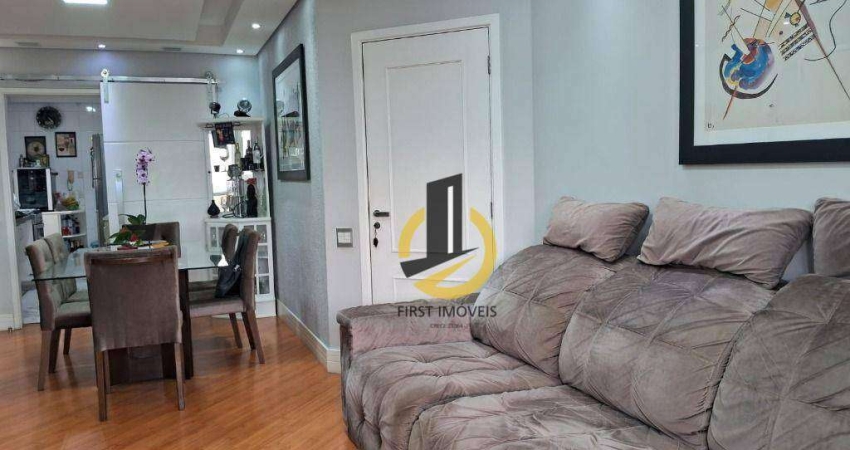 Apartamento à venda no Condomínio Option Park - 90m² - 3 dormitórios (1 suíte) - varanda envidraçada - móveis planejados - 2 vagas - no Ipiranga