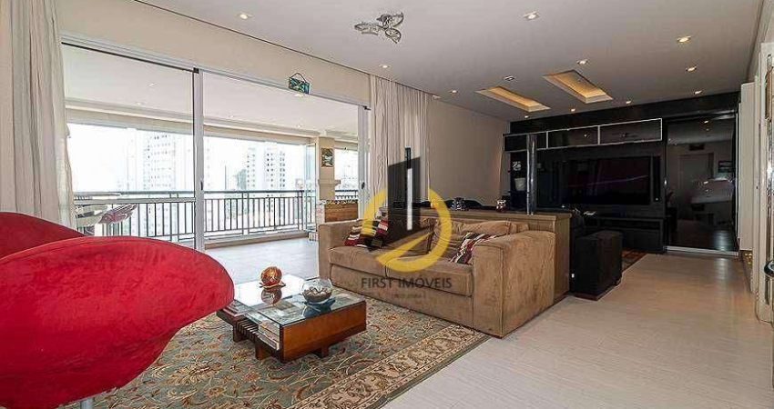 Apartamento à venda no Condomínio Splendor Klabin - 184m² - 3 suítes - ar condicionado - armários planejados - 3 vagas - na Vila Mariana