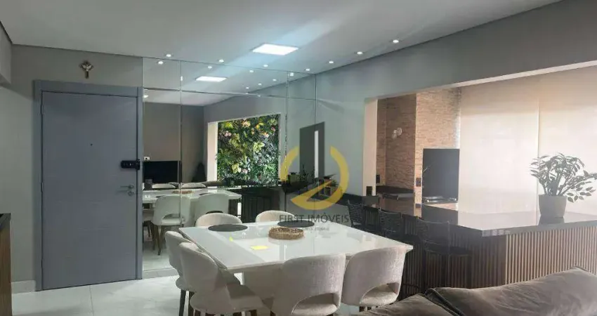 Apartamento à venda no condomínio auge home resort - 106m² - 3 dormitórios (1 suíte) - varanda com churrasqueira - 2 vagas - depósito - em sbc