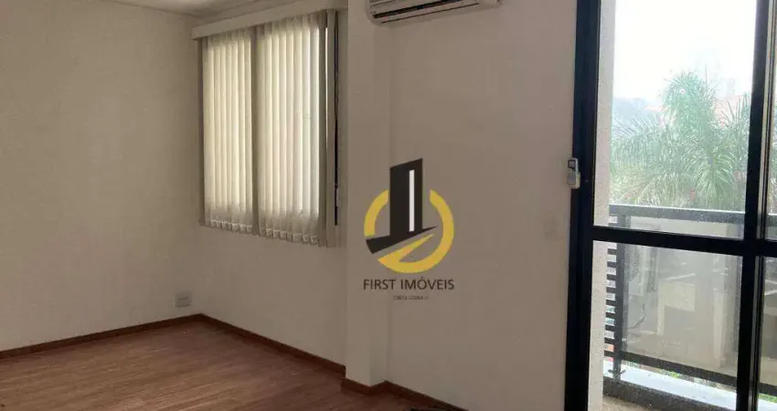 Sala comercial para locação no Condomínio Atelier - 33m² - 1 banheiro - Ar condicionado - Varanda - no Ipiranga