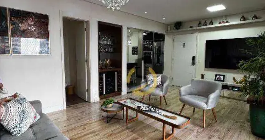 Apartamento mobilado para locação ou venda no condomínio auge home resort - 106m² - 3 dormitórios (1 suíte)- varanda gourmet -déposito - 2 vagas