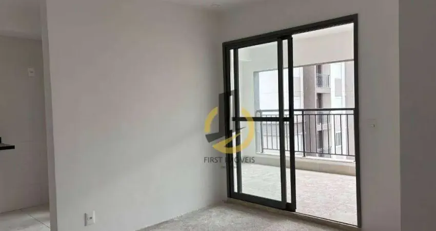 Apartamento à venda no condomínio grand living & living in nova klabin - 71m² - ar condicionado - varanda goumert - 1 vaga