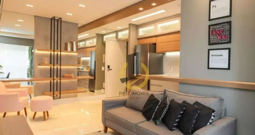 Apartamento para locação no condomínio unitá jardim prudência - 74m² - 2 dormitórios (1 suíte) - varanda gourmet - armários planejados - 1 vaga