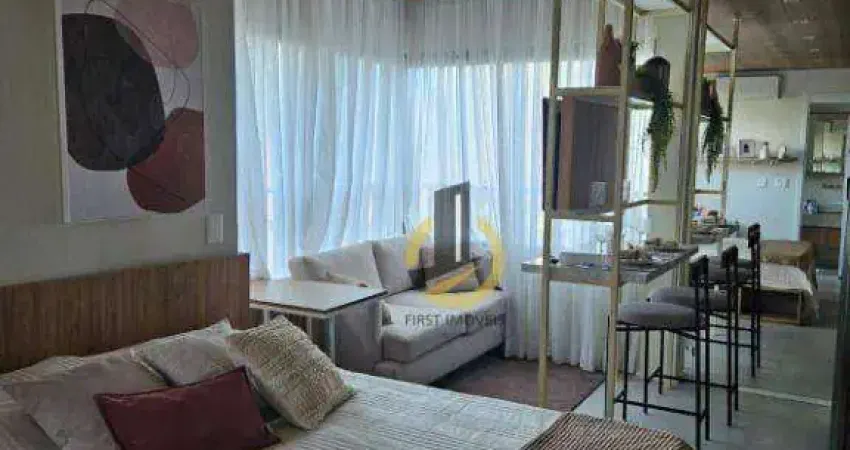 Apartamento studio mobiliado para locação no condomínio nik paradiso - 26m² - 1 dormitório - cozinha - ar condicionado - sem vaga - na vila mariana